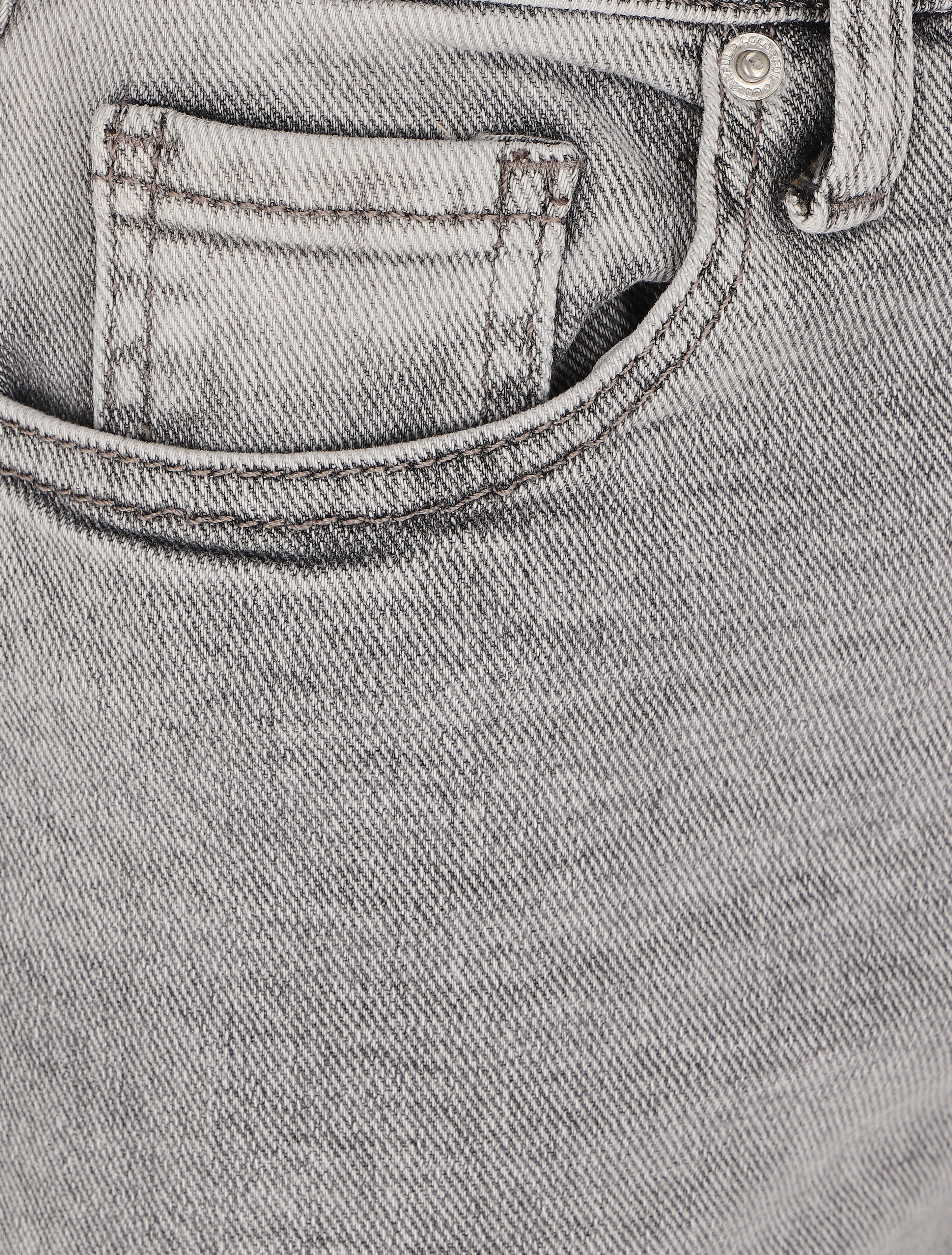 Jean flare à taille haute - Gris - Image 3