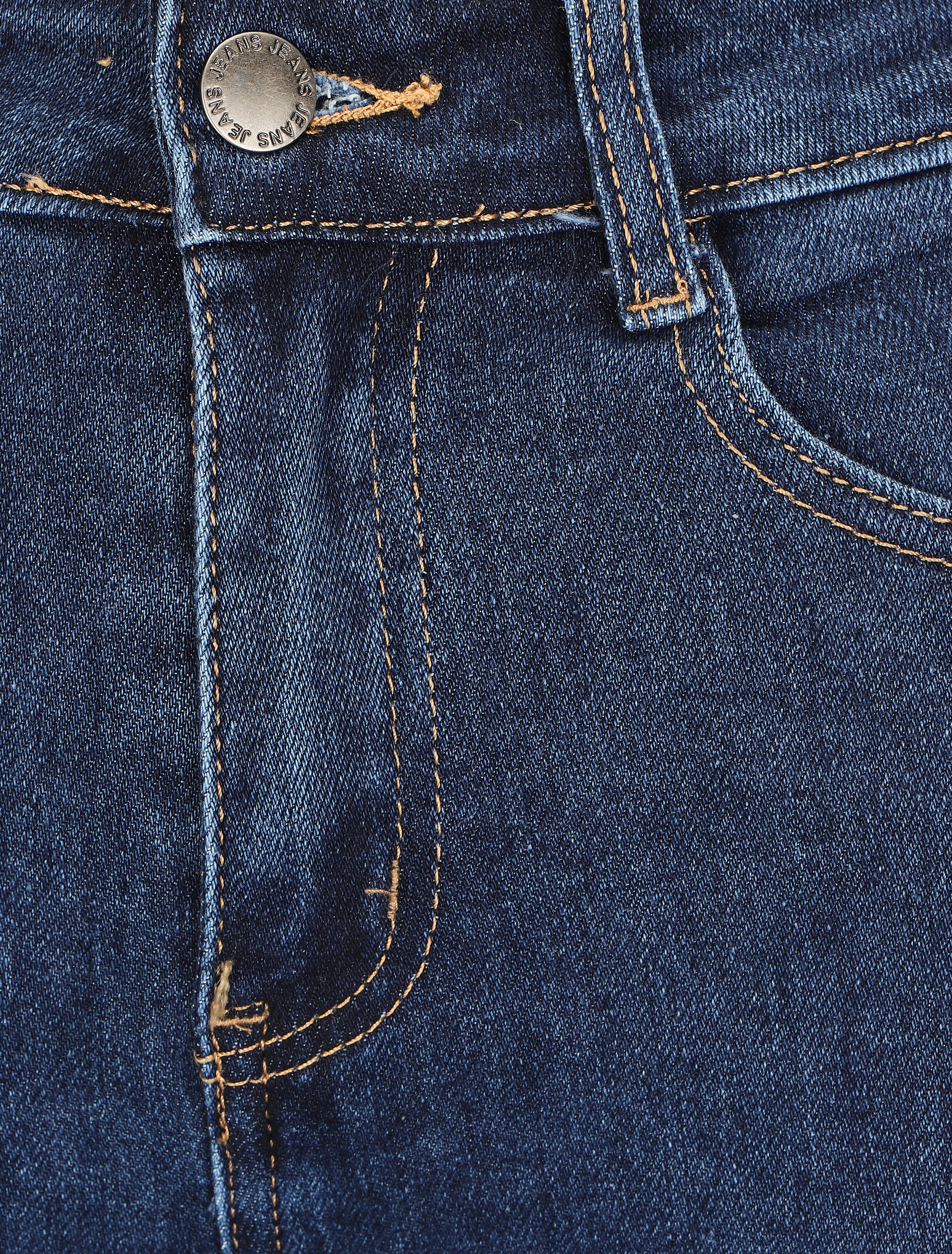 Jean flare taille standard - Bleu brut - Image 3