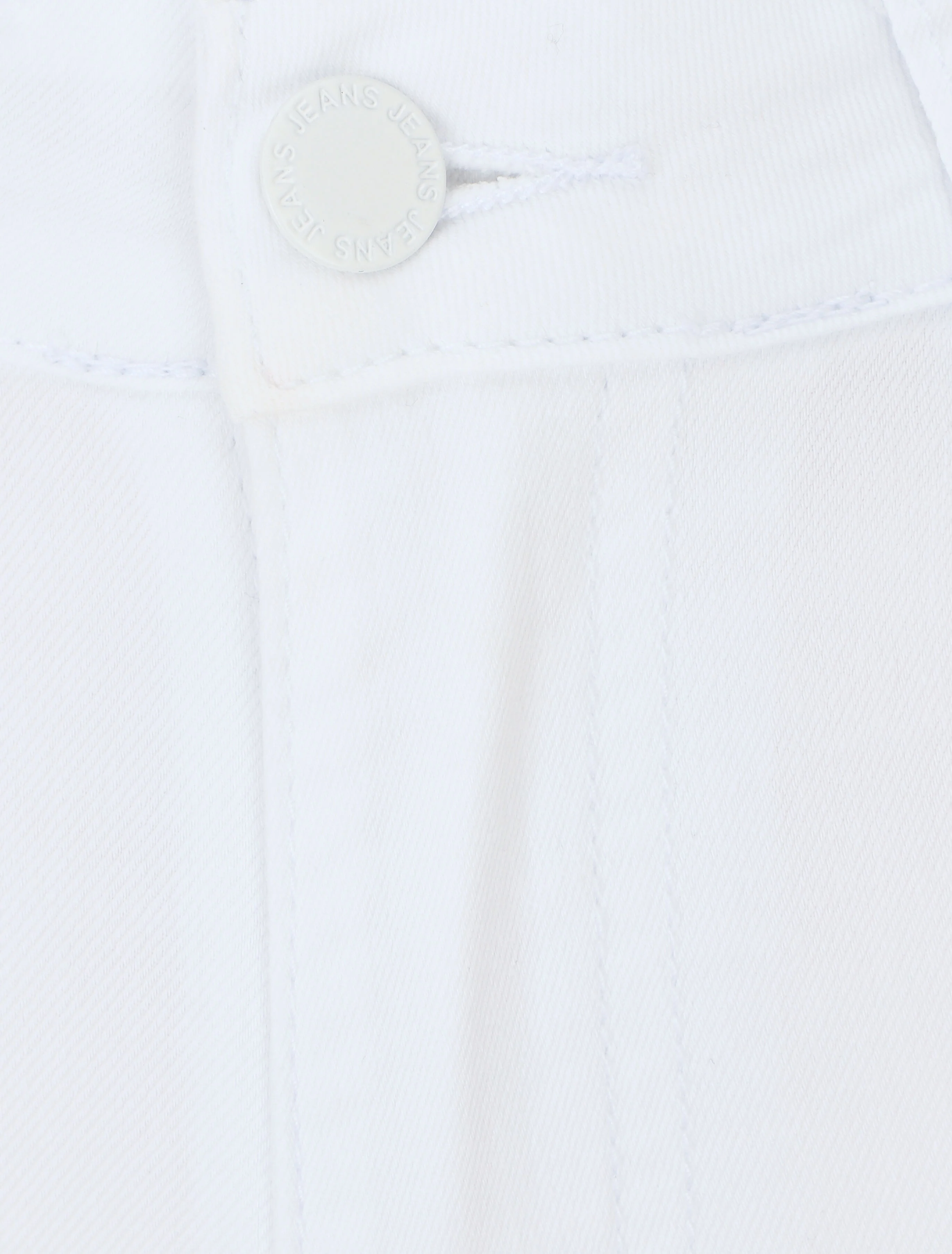 Jean flare taille standard uni - Blanc - Image 3