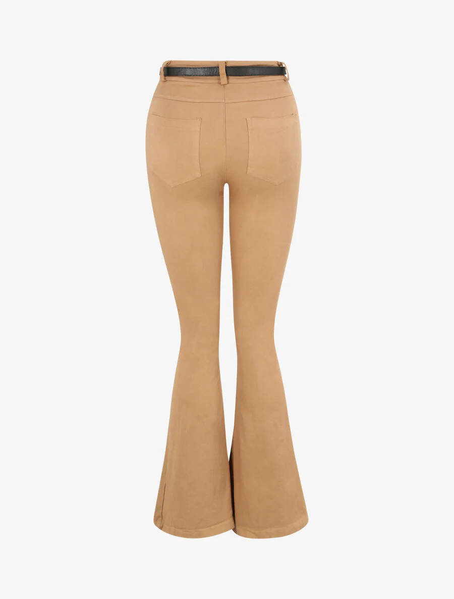 Jean flare uni - Camel - Image 2