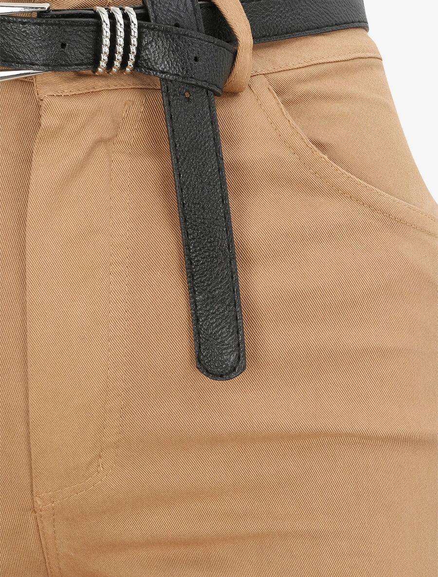 Jean flare uni - Camel - Image 3