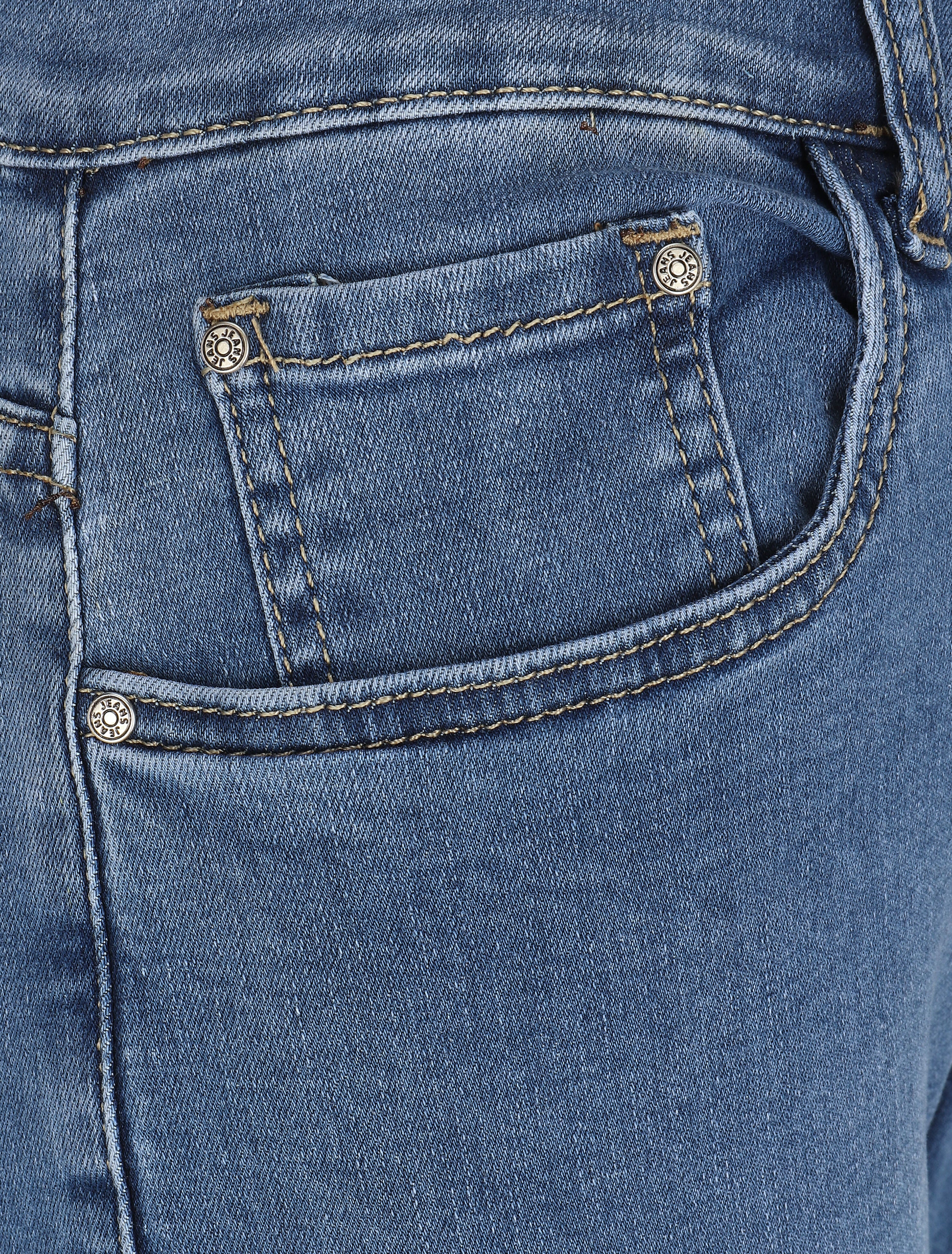 Jean grande taille coupe slim - Bleu - Image 3