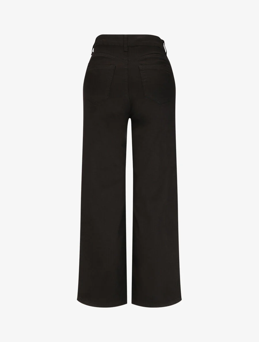 Jean large coupe droite - Noir - Image 2