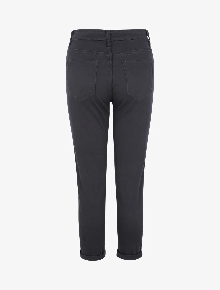 Jean mom 7/8 - Gris foncé - Image 2