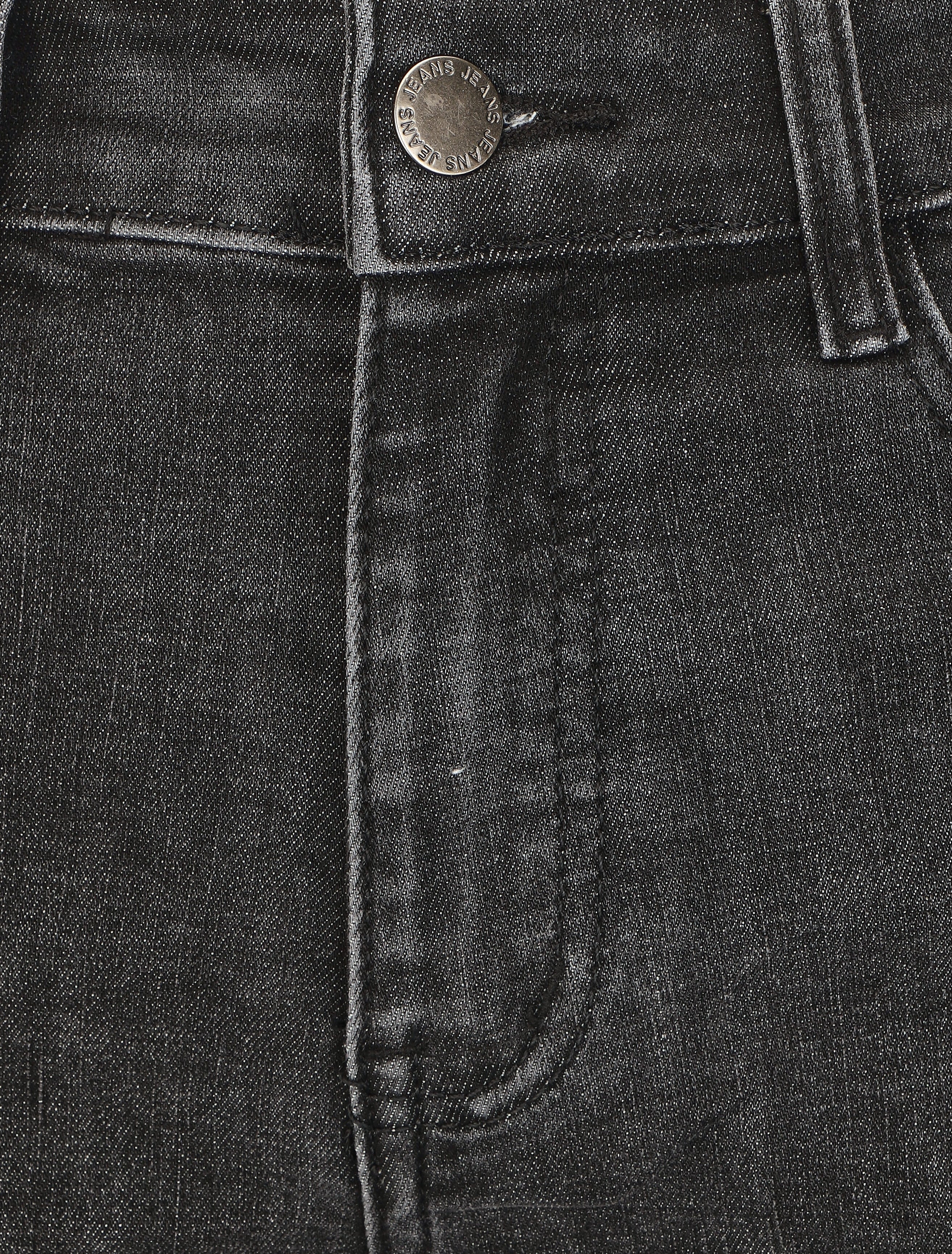 Jean mom taille haute - Anthracite - Image 6