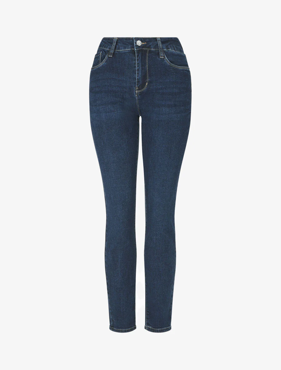 Jean push up classique coupe slim - Bleu