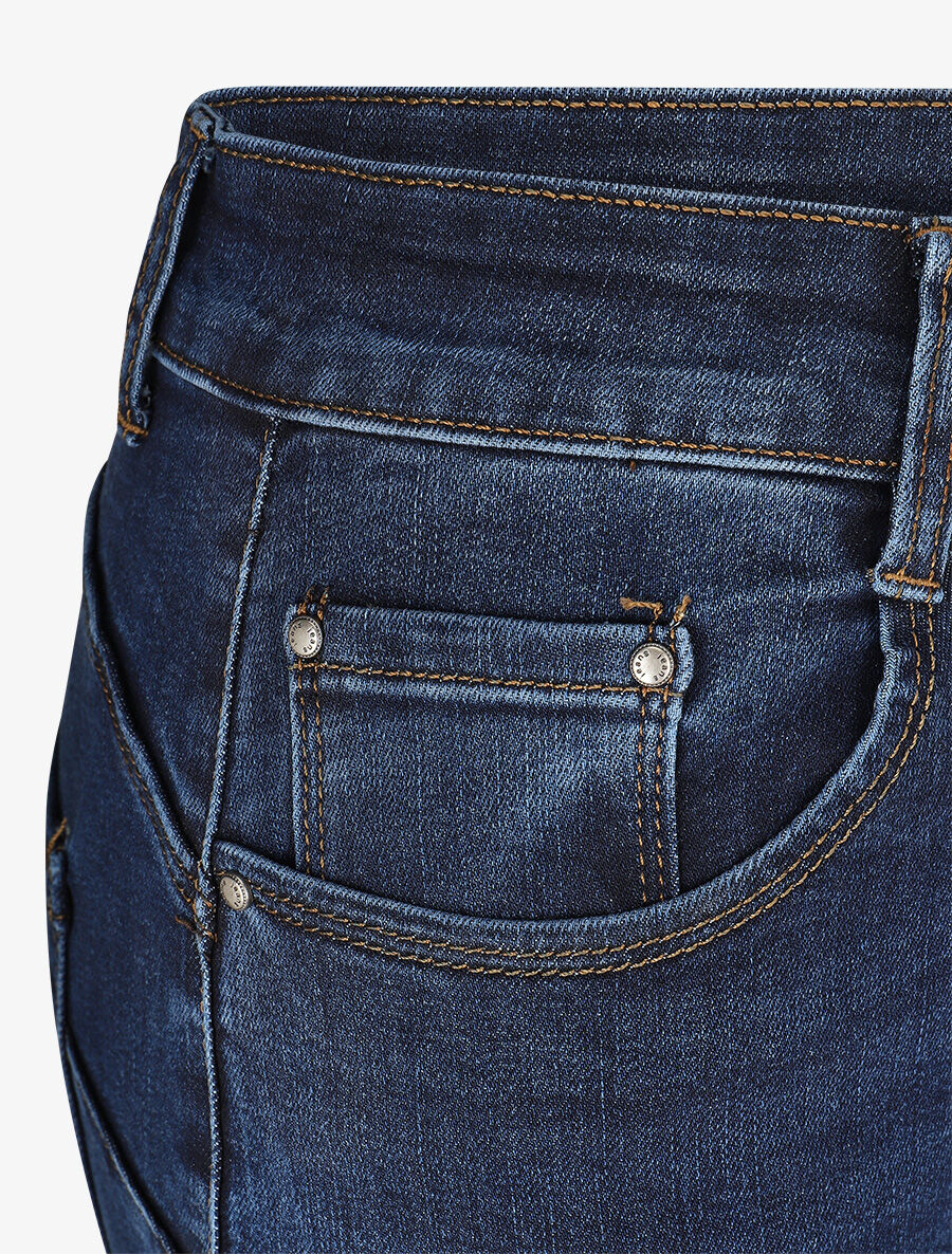 Jean push up classique coupe slim - Bleu brut - Image 3