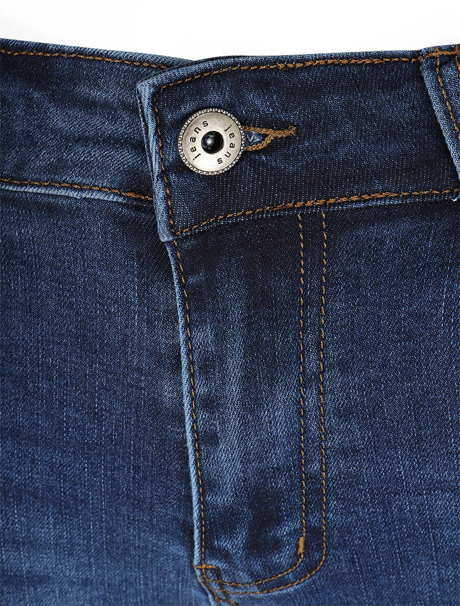 Jean push up classique coupe slim - Bleu denim - Image 3