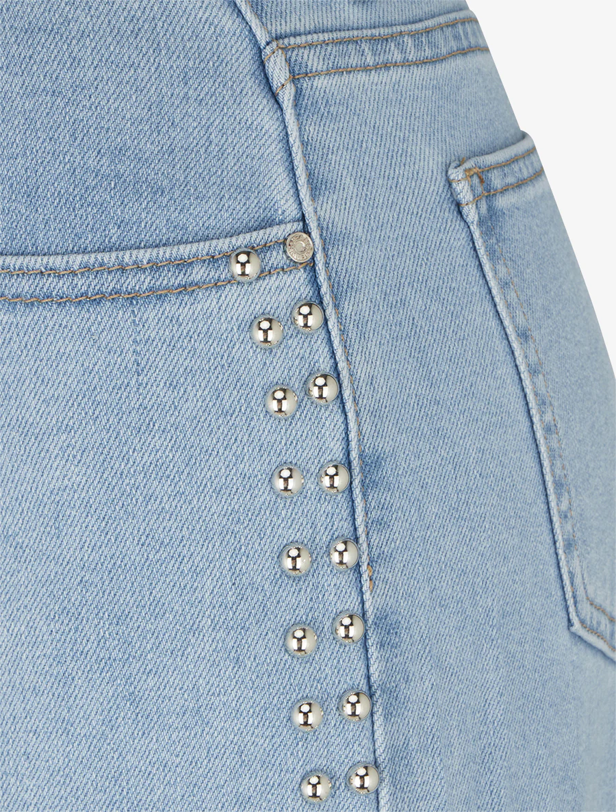 Jean push up clouté - Bleu - Image 3