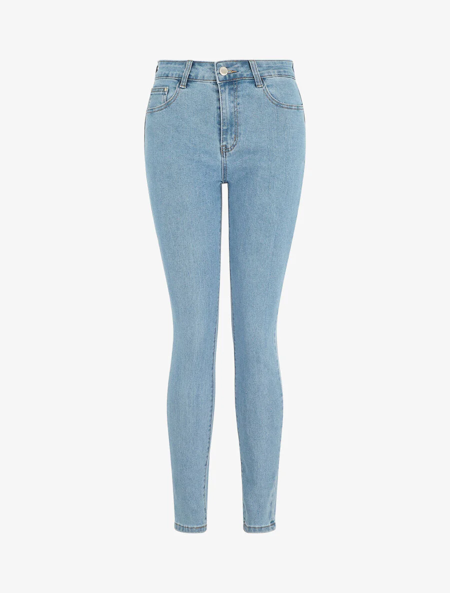 Jean push up coupe droite - Bleu