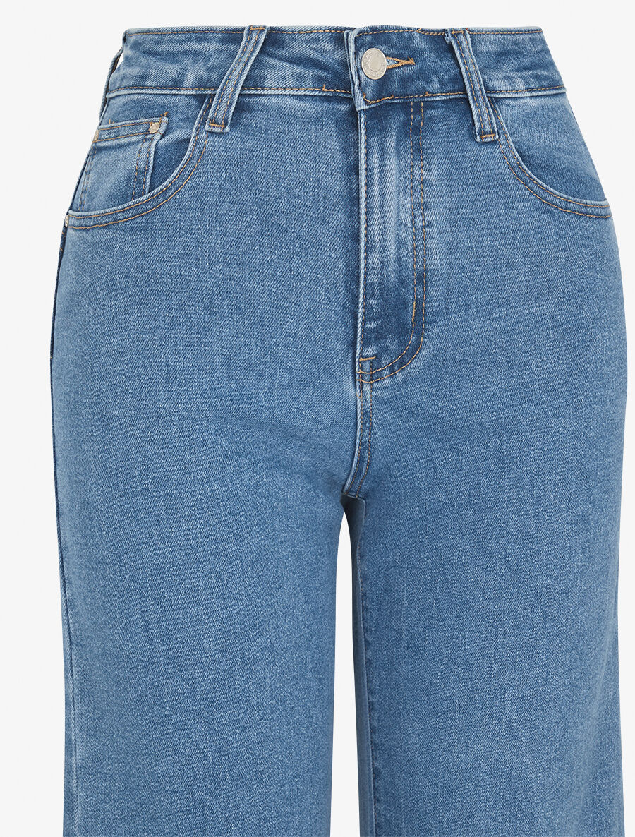 Jean push up coupe droite - Bleu - Image 3