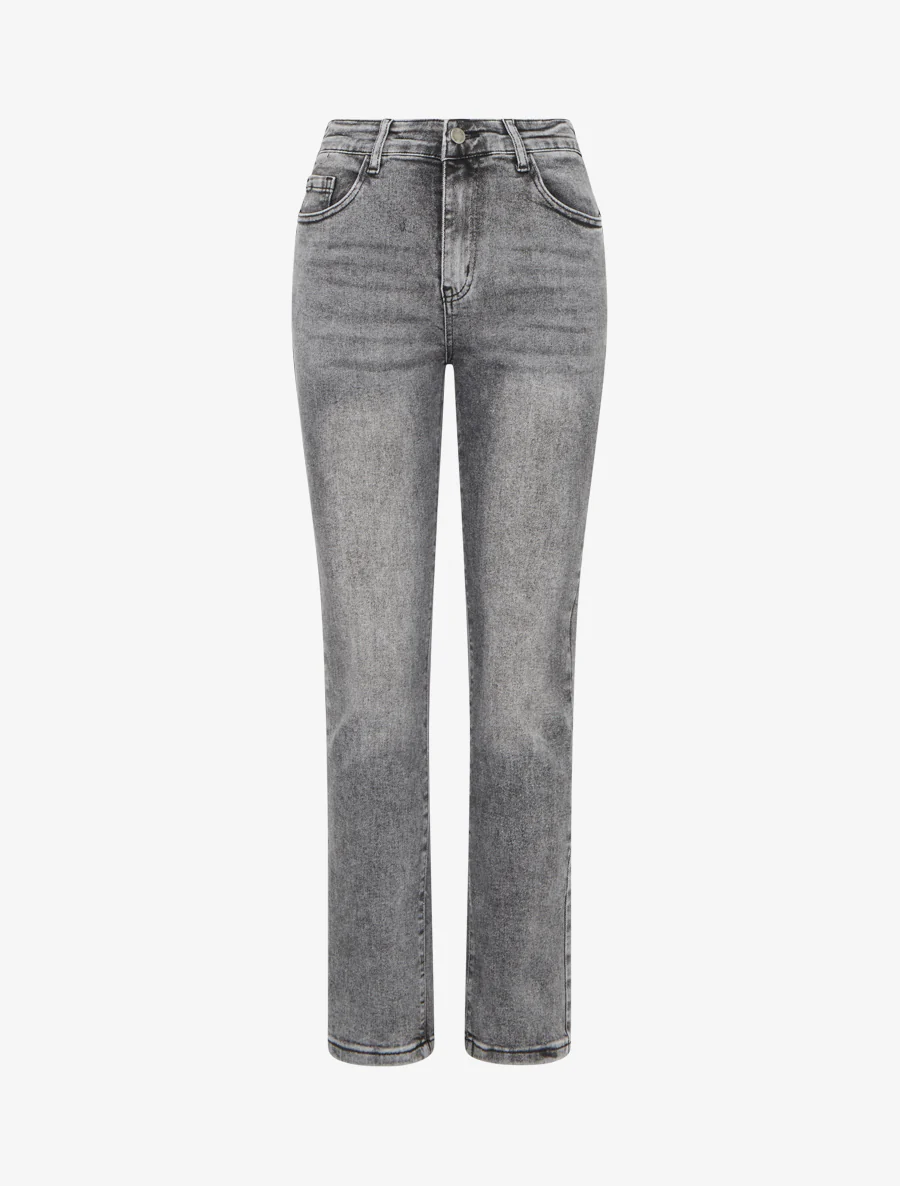 Jean push up coupe droite - Gris