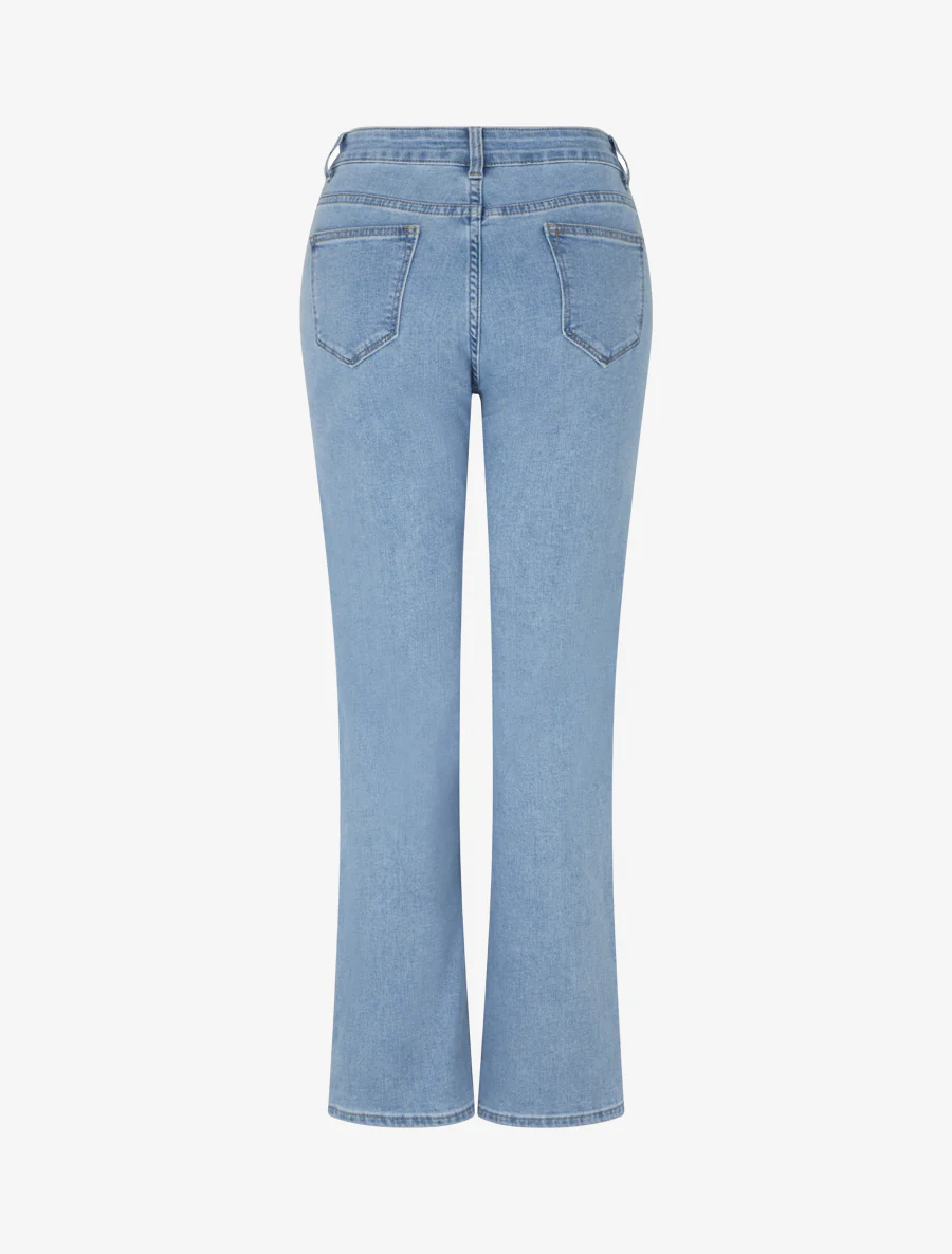 Jean push up coupe droite - Bleu - Image 2
