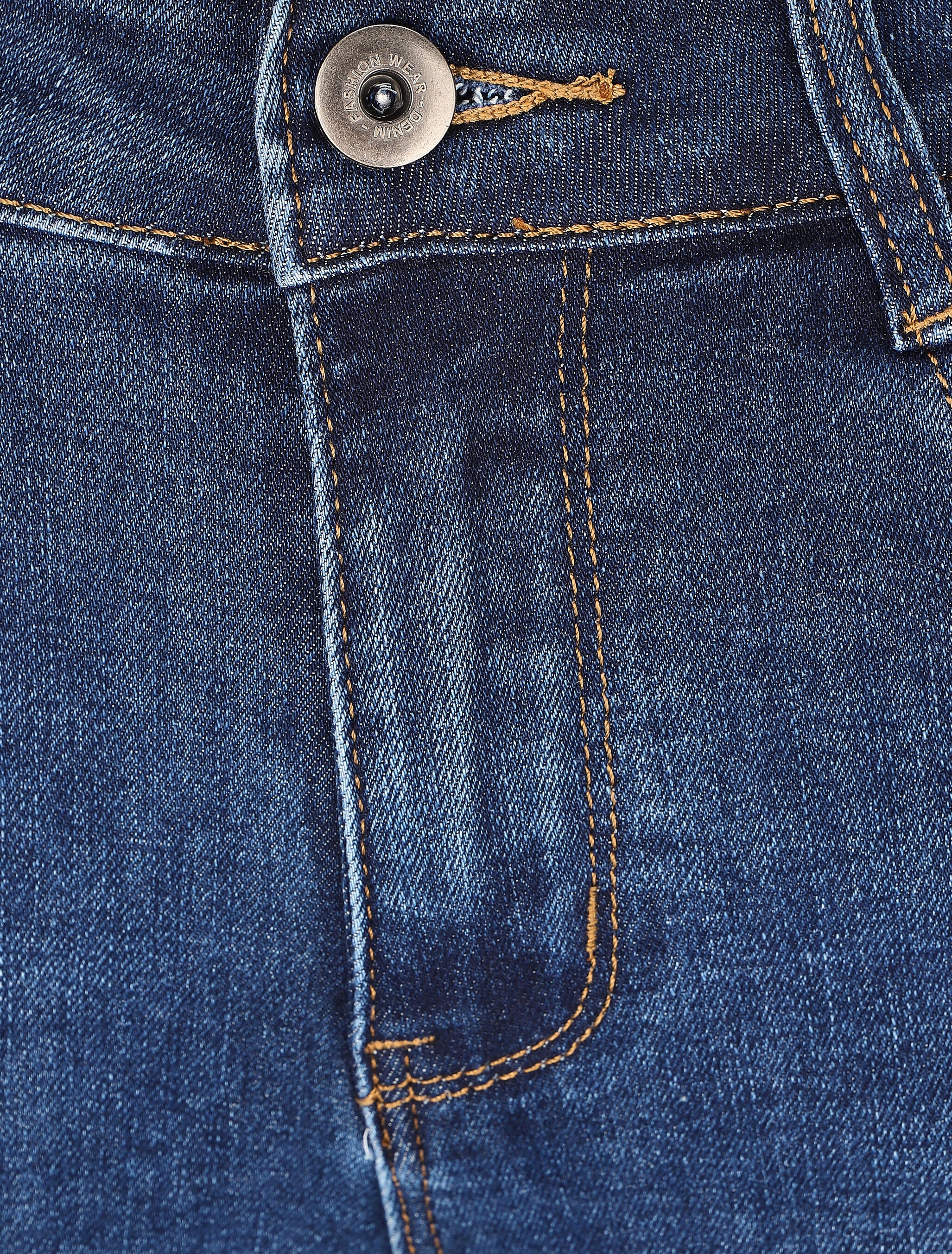 Jean push up coupe flare - Bleu - Image 3