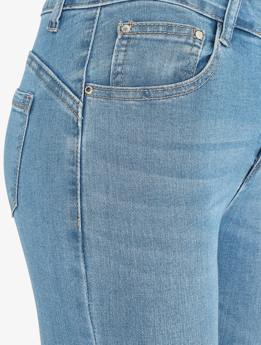 Jean push up coupe flare - Bleu - Image 3