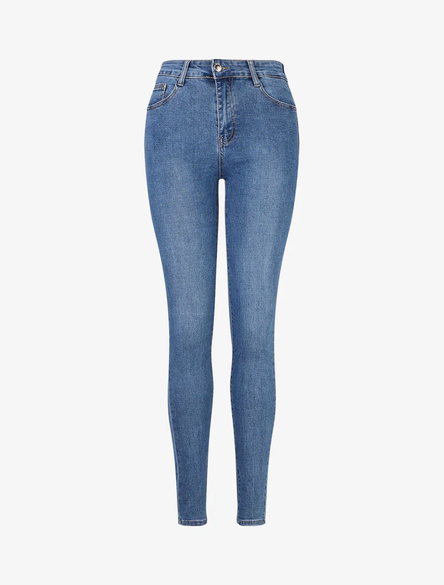 Jean push up coupe skinny - Bleu