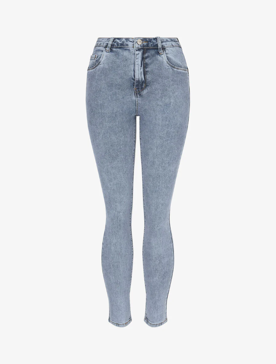 Jean push up coupe skinny - Bleu
