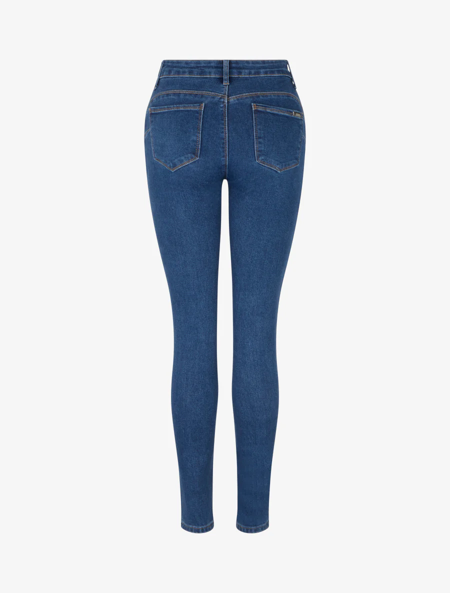 Jean push up coupe skinny - Bleu - Image 2