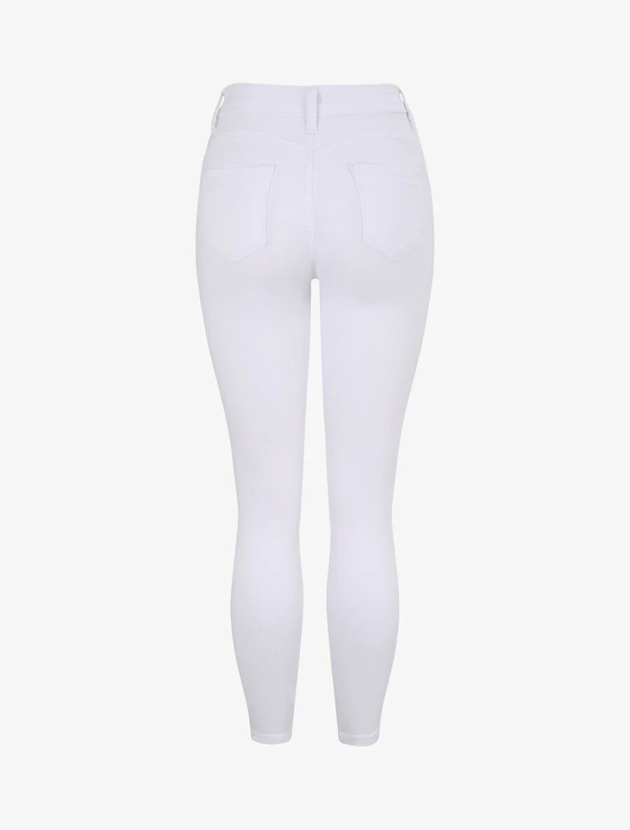 Jean push up coupe skinny - Blanc - Image 2