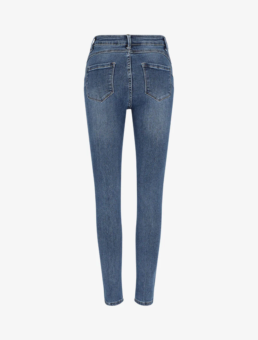 Jean push up coupe skinny - Bleu - Image 2