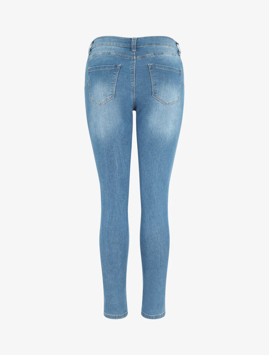 Jean push up coupe slim - Bleu - Image 2