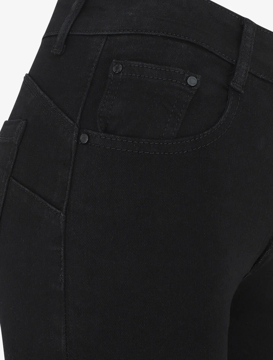 Jean push up coupe slim - Noir - Image 3