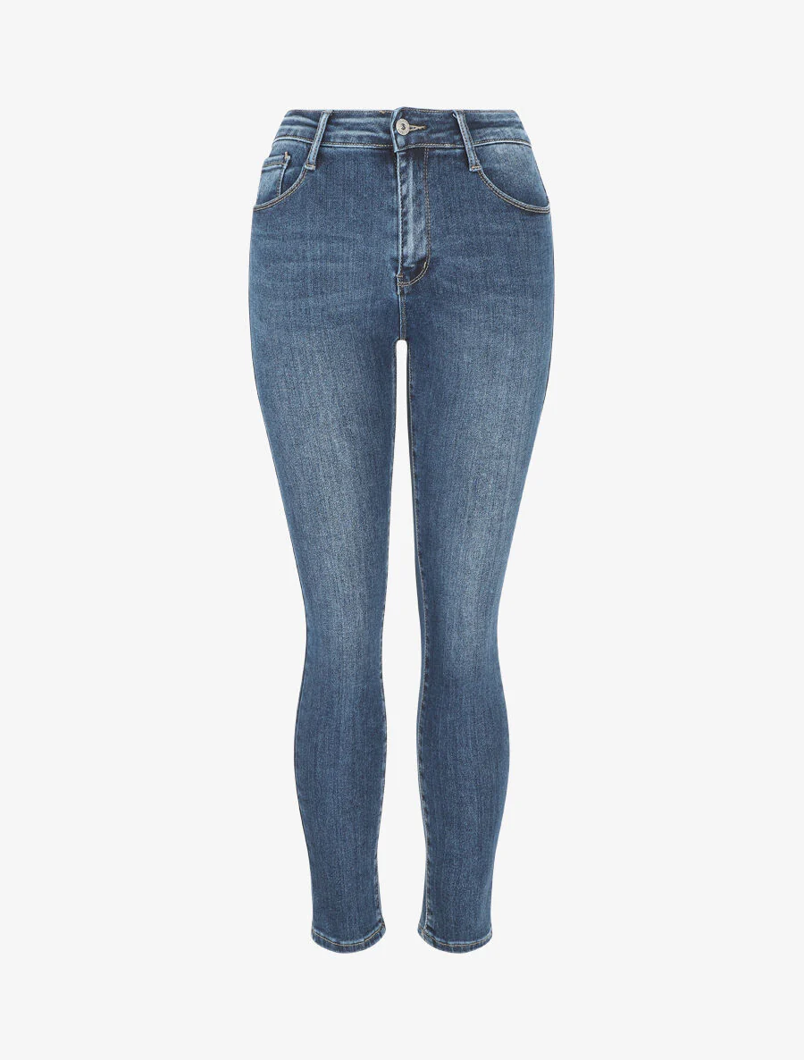 Jean push up coupe slim - Bleu