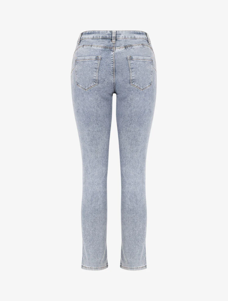 Jean push up coupe slim - Bleu - Image 2