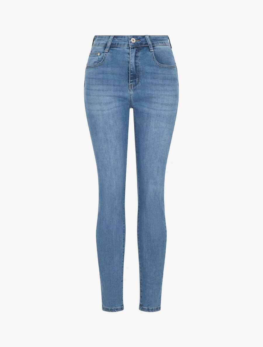 Jean push up coupe slim - Bleu