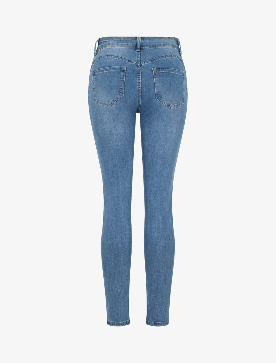Jean push up coupe slim - Bleu - Image 2