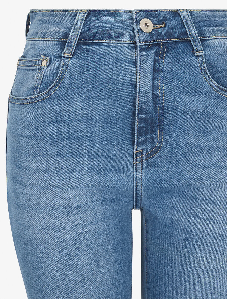 Jean push up coupe slim - Bleu - Image 3