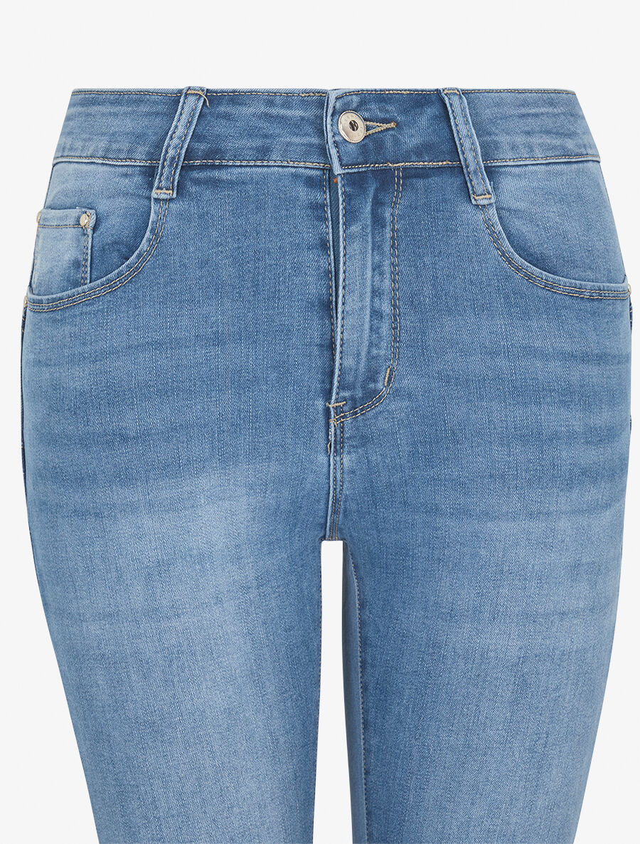 Jean push up standard coupe flare - Bleu - Image 3
