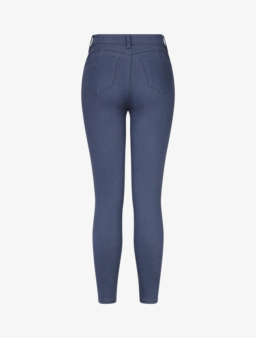 Jean skinny 7/8 push up - Bleu - Image 2