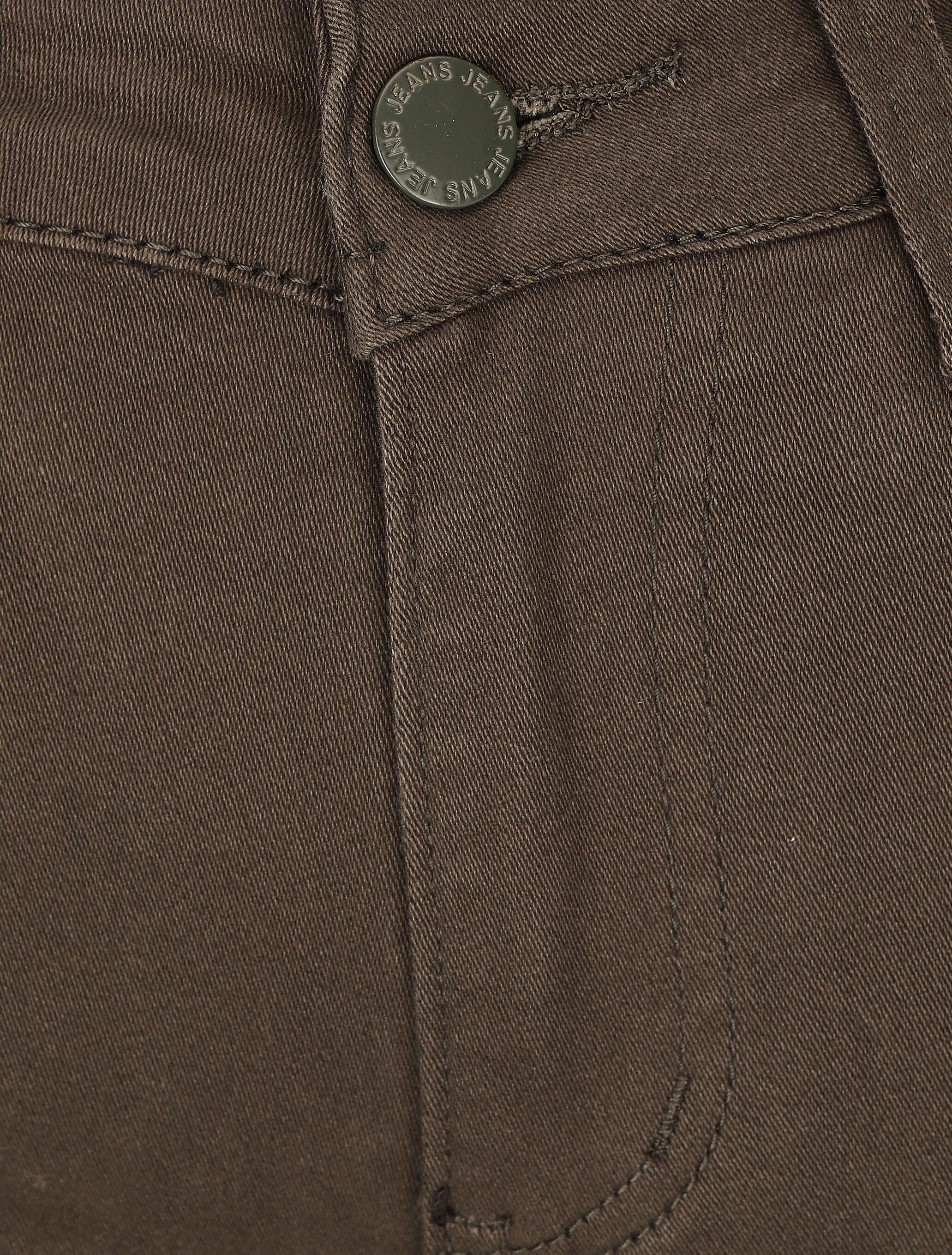 Jean skinny 7/8 push up - Kaki - Image 3