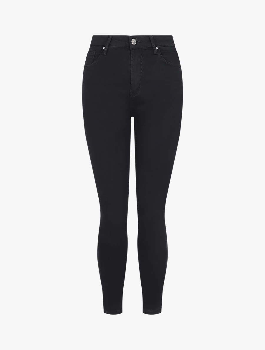 Jean skinny à taille standard - Noir