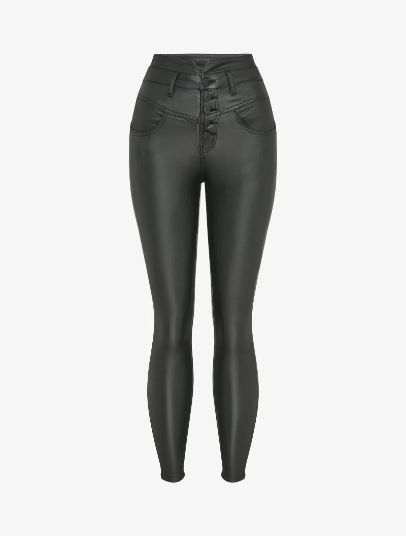 Jean skinny enduit - Noir