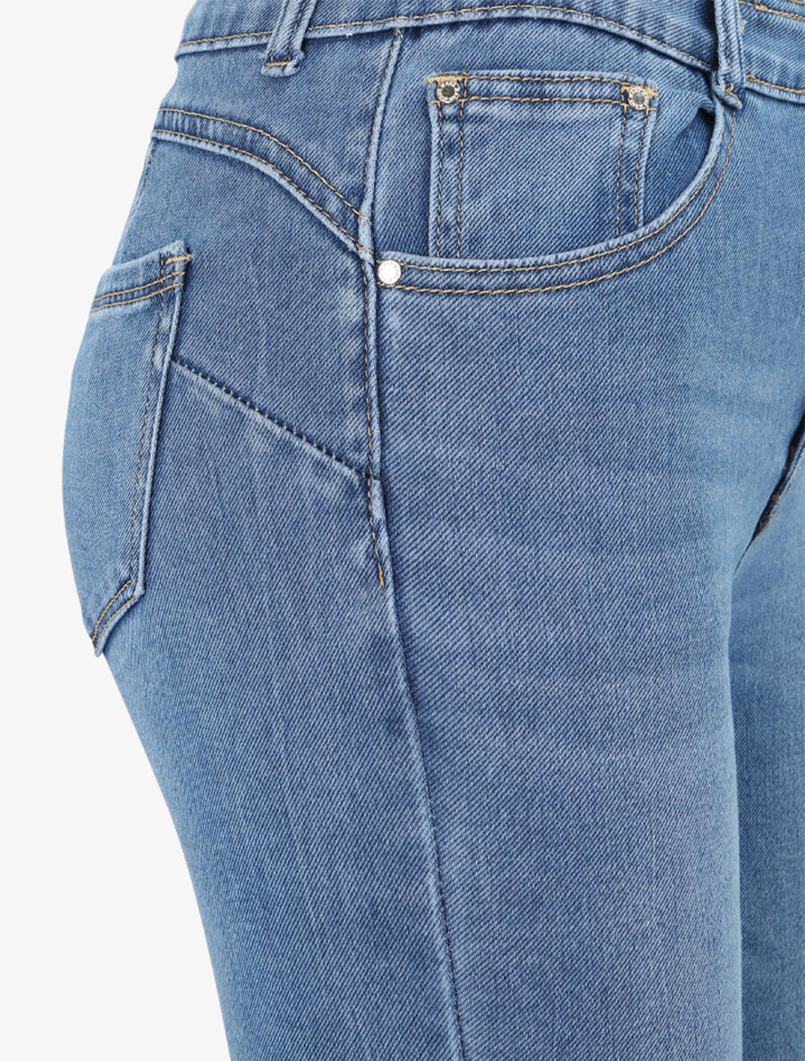 Jean skinny push up - Bleu - Image 3