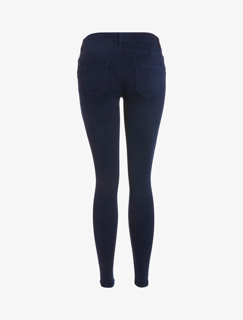 Jean skinny push up - marine - Image 2