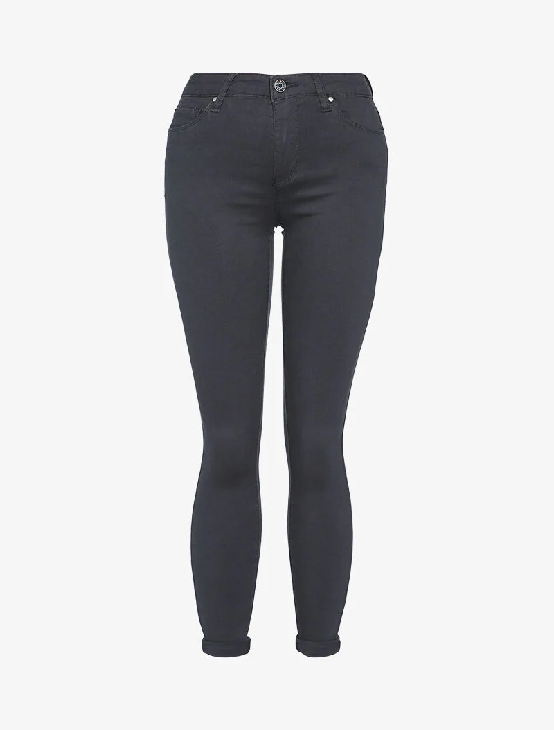 Jean skinny uni casual - Bleu foncé