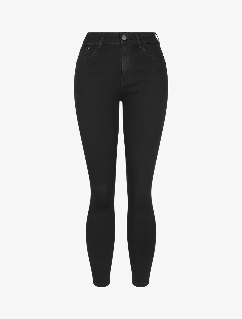 Jean skinny uni - Noir