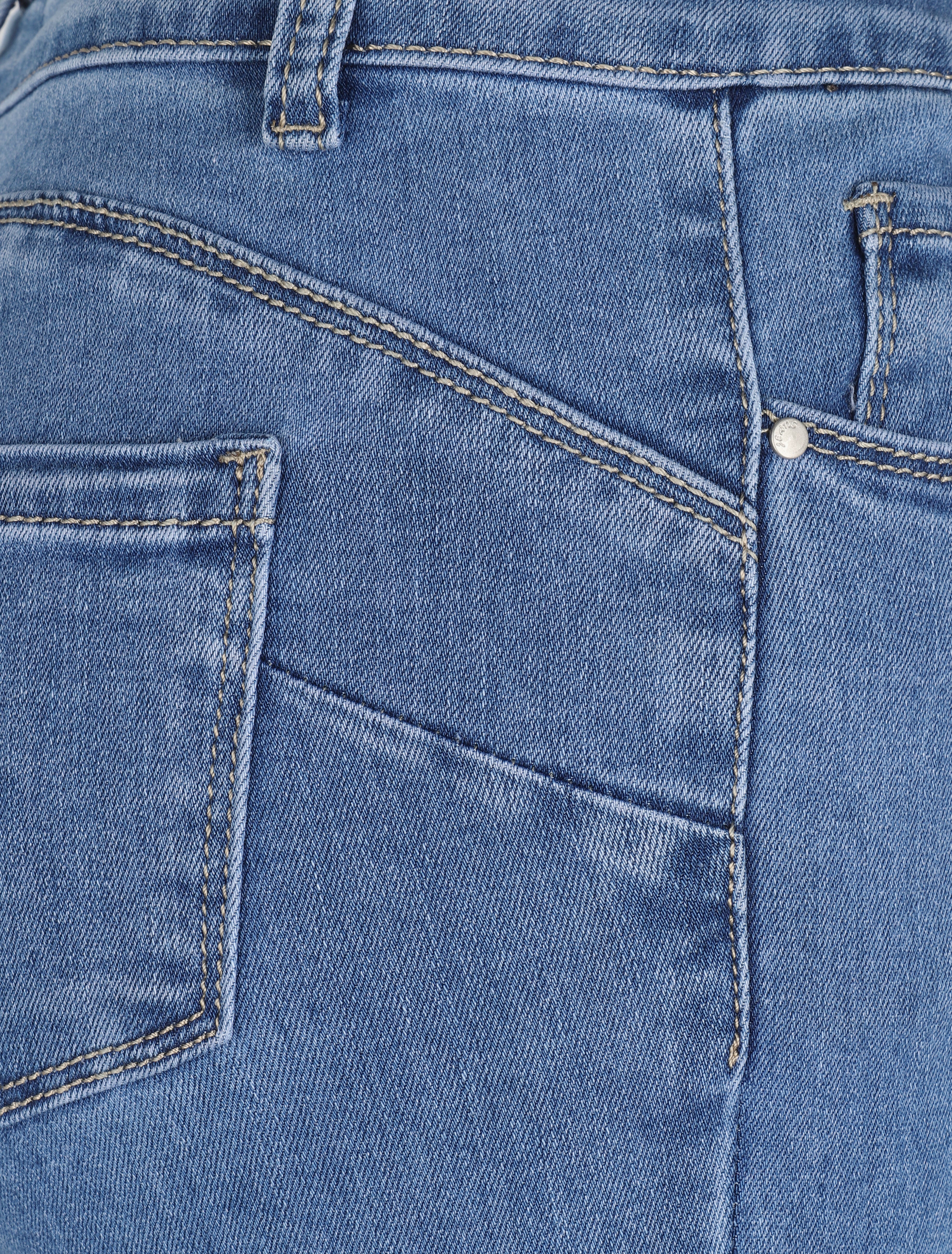 Jean skinny uni - Bleu - Image 3