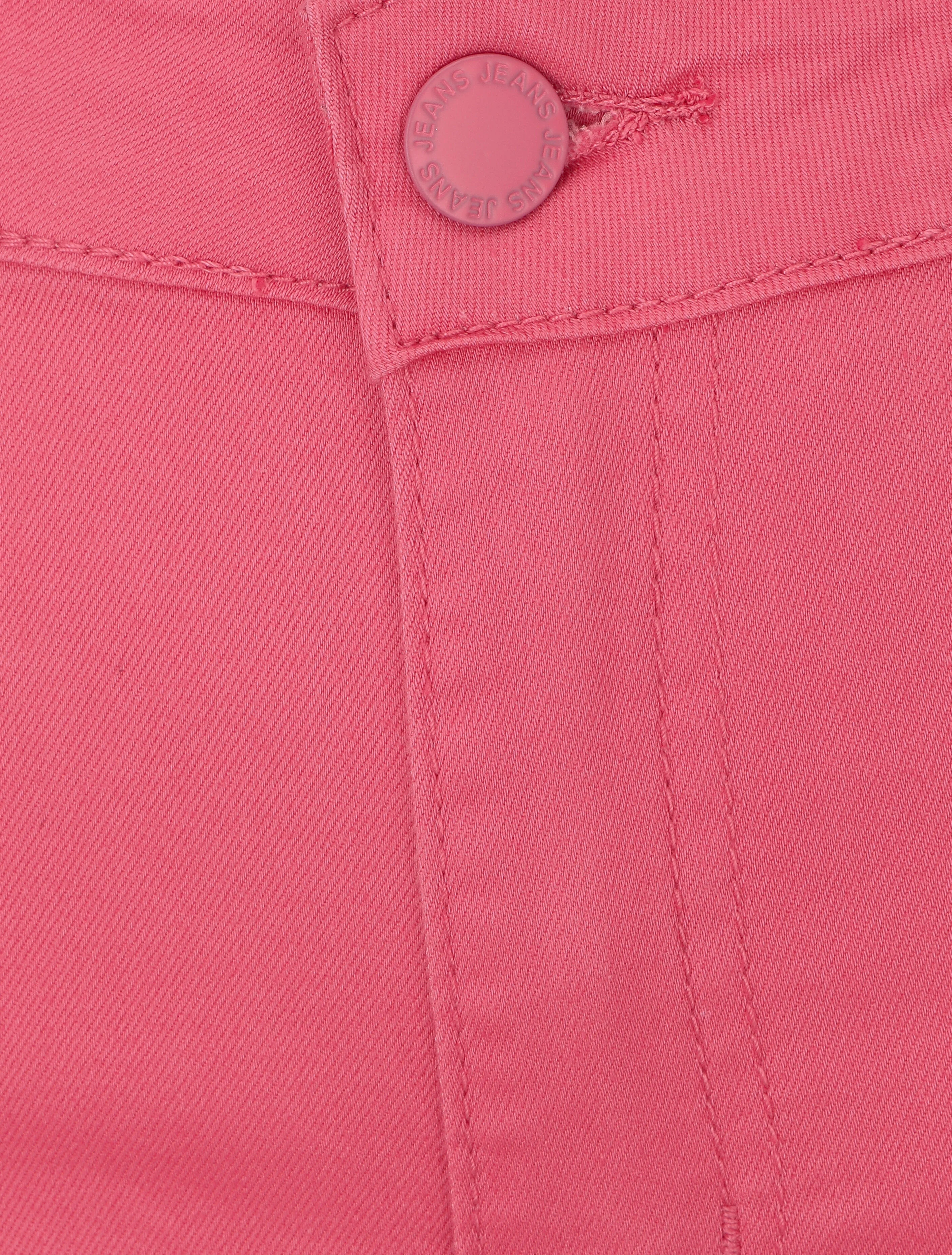 Jean skinny uni grande taille - Rose - Image 3