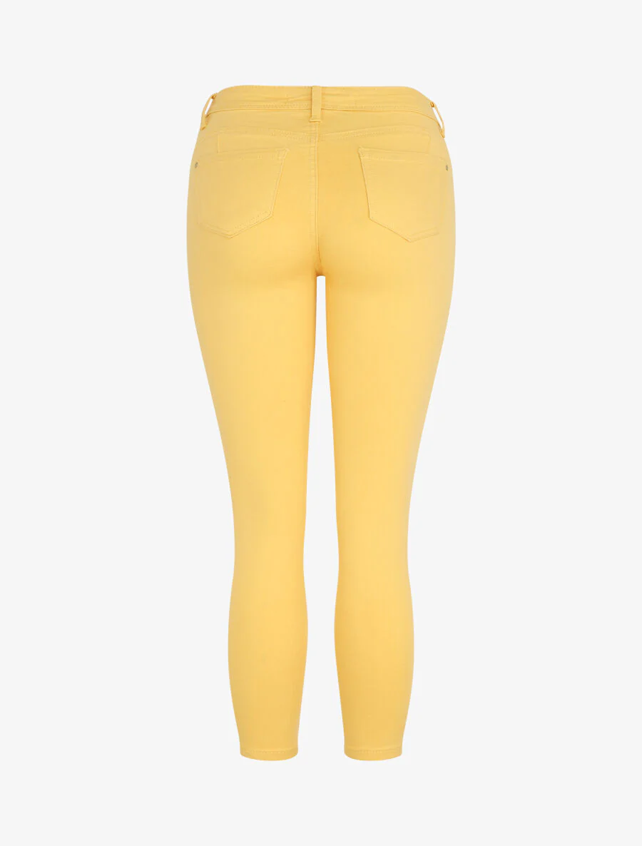 Jean skinny uni push up taille standard - Jaune - Image 2
