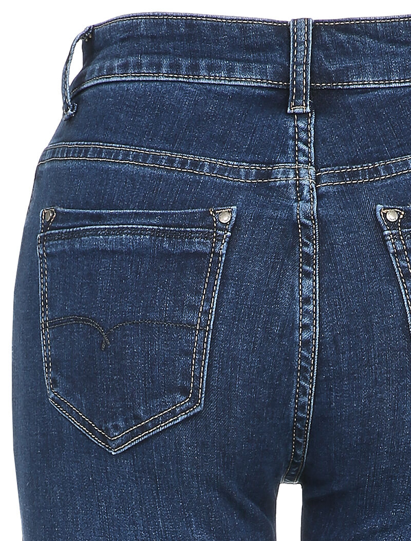 Jean slim délavé - Bleu denim - Image 3