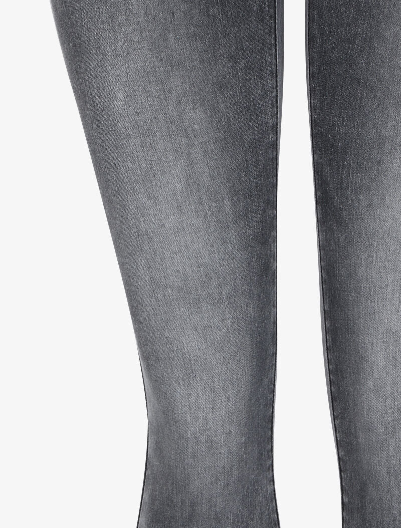 Jean slim effet blanchi - Anthracite - Image 3