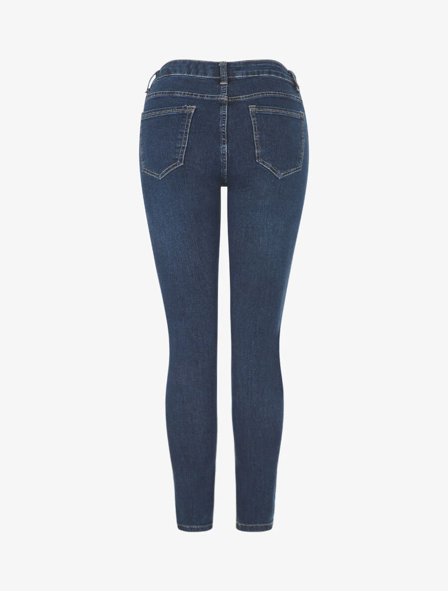 Jean slim grande taille - Bleu brut - Image 2