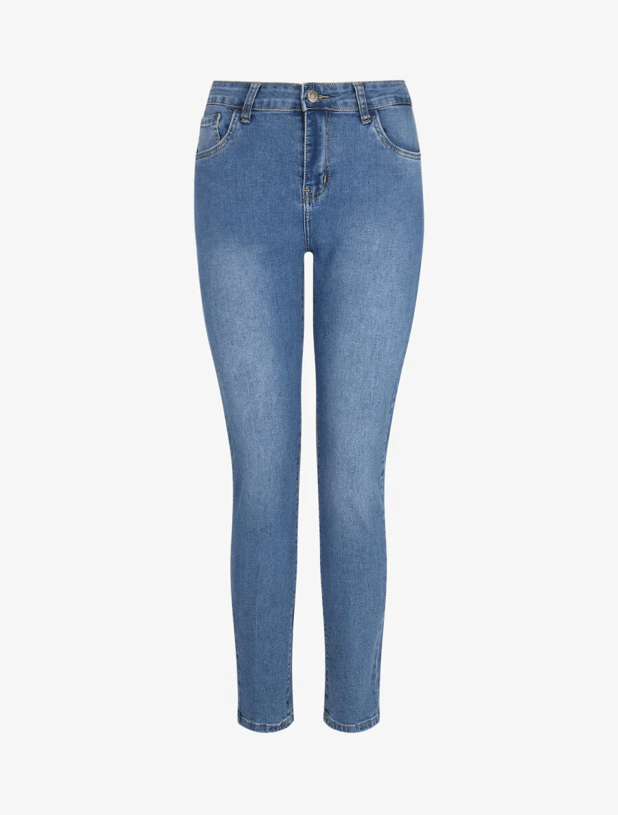 Jean slim grande taille - Bleu