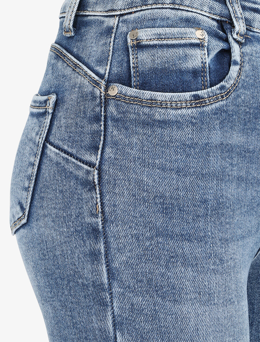 Jean slim push up - Bleu denim - Image 3