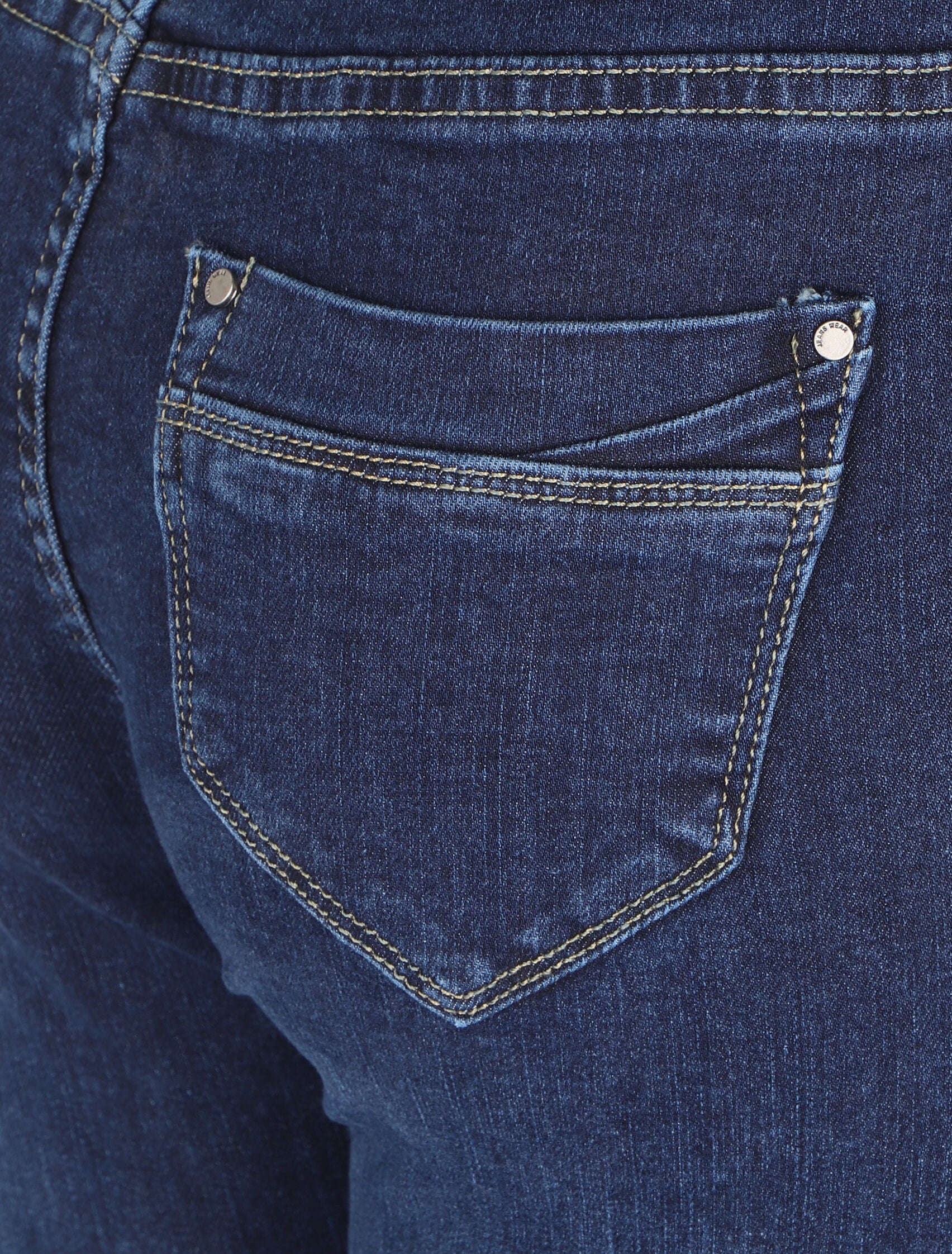 Jean slim stretch à taille haute - Bleu denim - Image 3