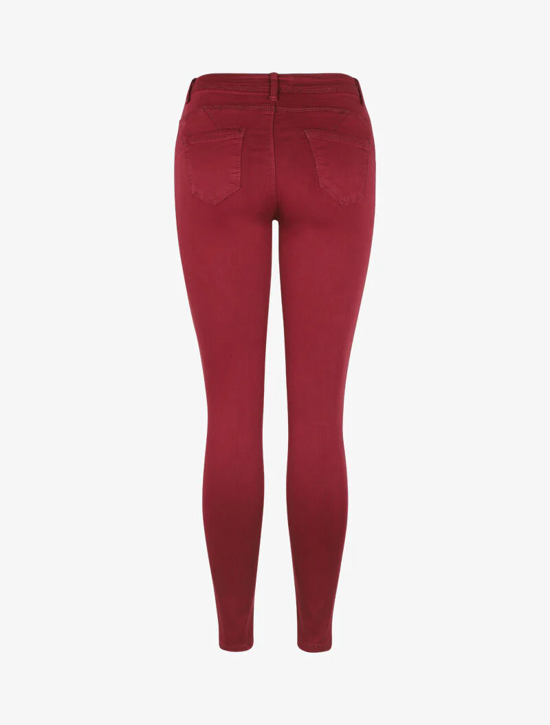 Jean slim stretch - Bordeaux - Image 2